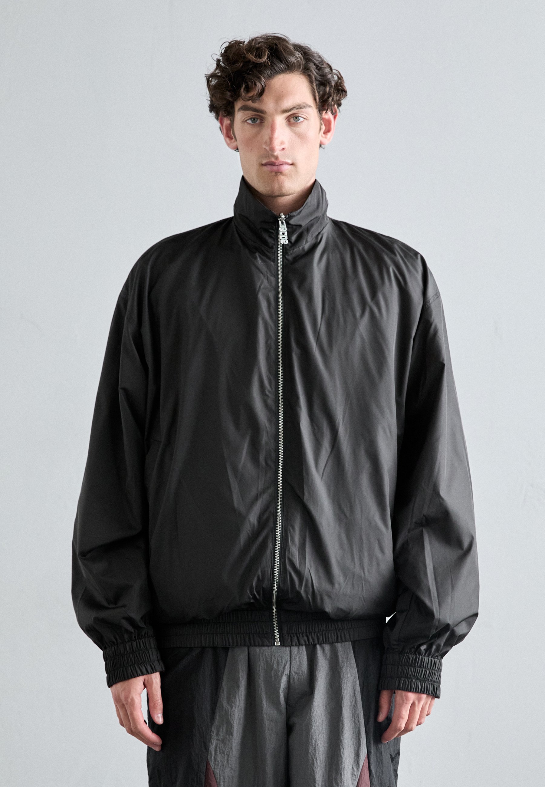 GCDS COLOR BLOCK OVERSIZED JACKET - Summer jacket - bordeaux