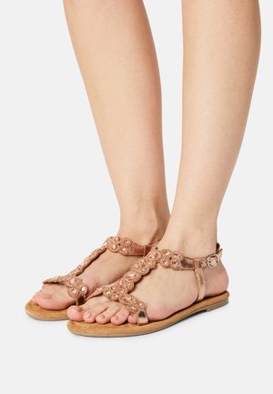 s.Oliver Sandals - rose gold metallic