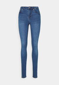 Vero Moda Tall - VMTANYA PIPING  - Jeans Skinny Fit - dark blue Miniatuurafbeelding 1