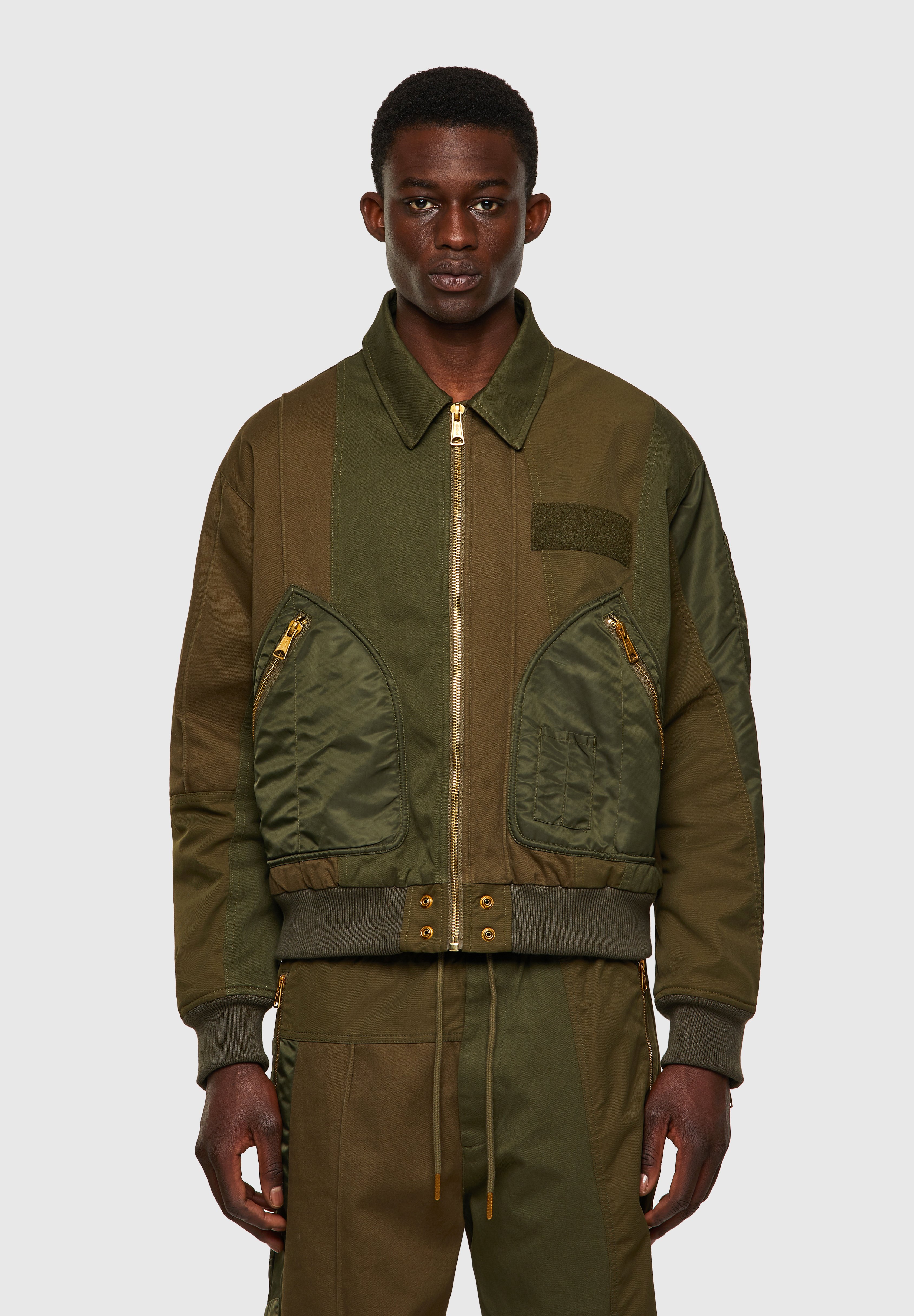 diesel olive green jacket