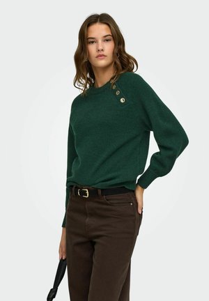 ONLY ONLEMMA LIFE LS BUTTON ONECK KNT NOOS - Pullover - scarab