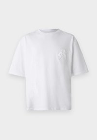 KISSING ANGELS PATCH UNISEX - T-shirt - bas - white