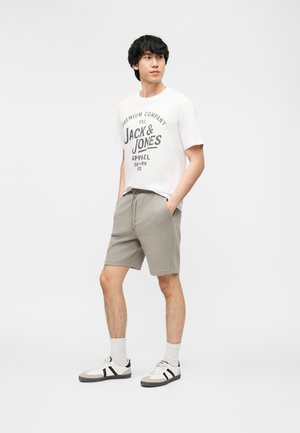 Jack & Jones PREMIUM, JPRBLUZANE TEE 3 PACK  - Trükipildiga T-särk - humus/white/black
