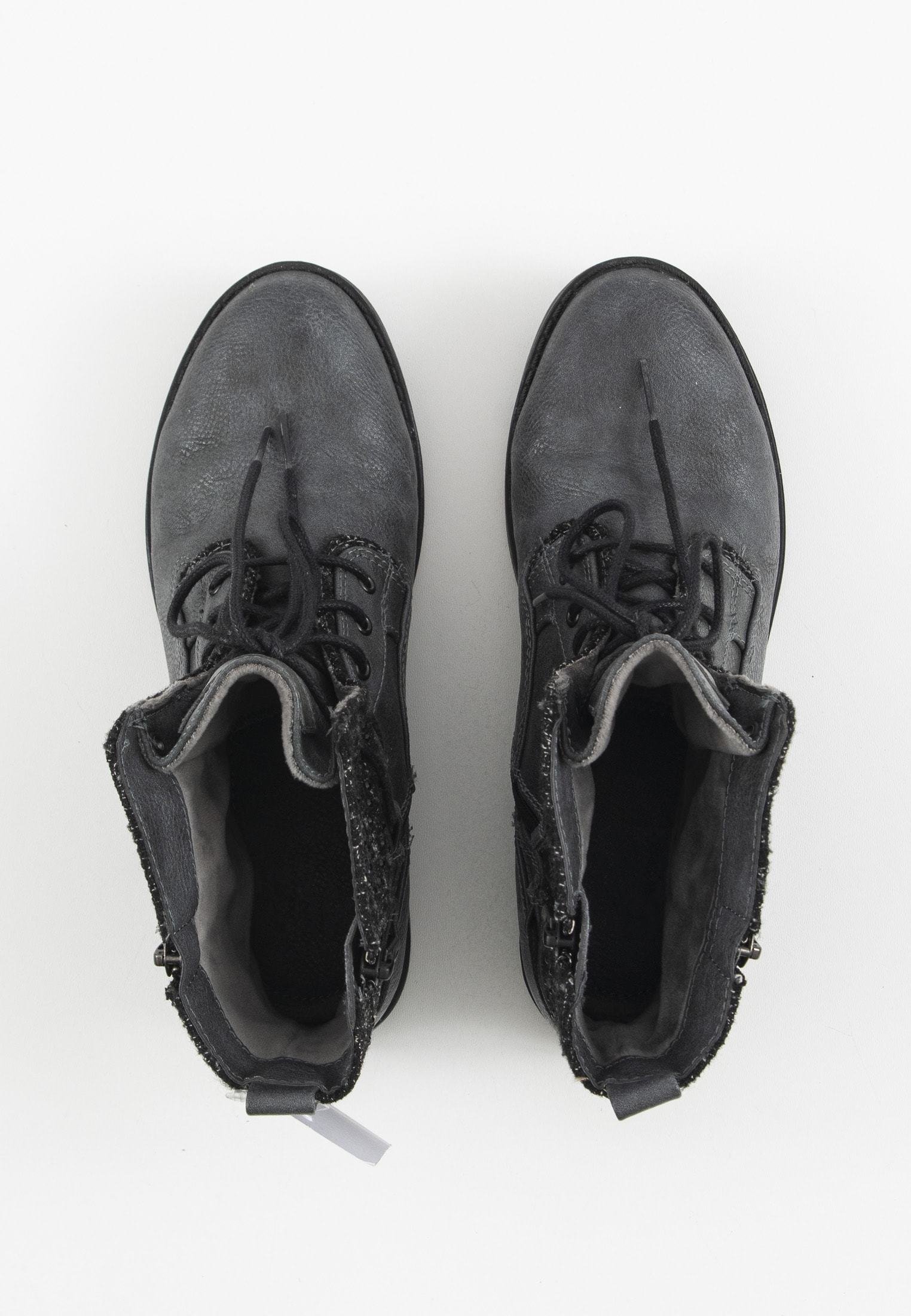 Mustang Botines con cordones - grau/gris - Zalando.es