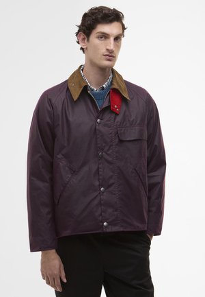 Barbour PAUL SMITH LOVES BARBOUR TRANSPORT WAXED JACKET UNISEX - Ελαφρύ μπουφάν - grape