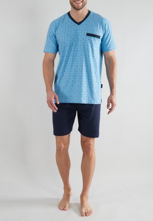 SET - Pyjama set - blauhellallover