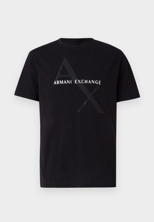Armani Exchange Camiseta estampada - black