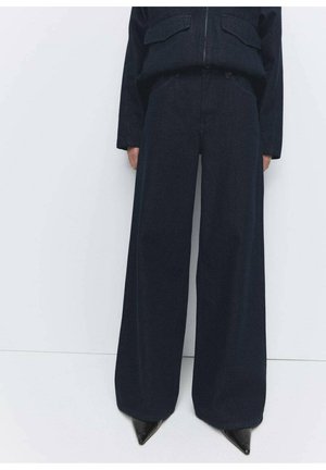Wide Leg - dark blue