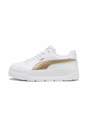 Puma, KARMEN CLASSIC METALLIC GLAM SNEAKERS - Skate shoes - white- gold-coloured