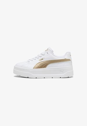 Puma, KARMEN CLASSIC METALLIC GLAM SNEAKERS - Skate shoes - white- gold-coloured