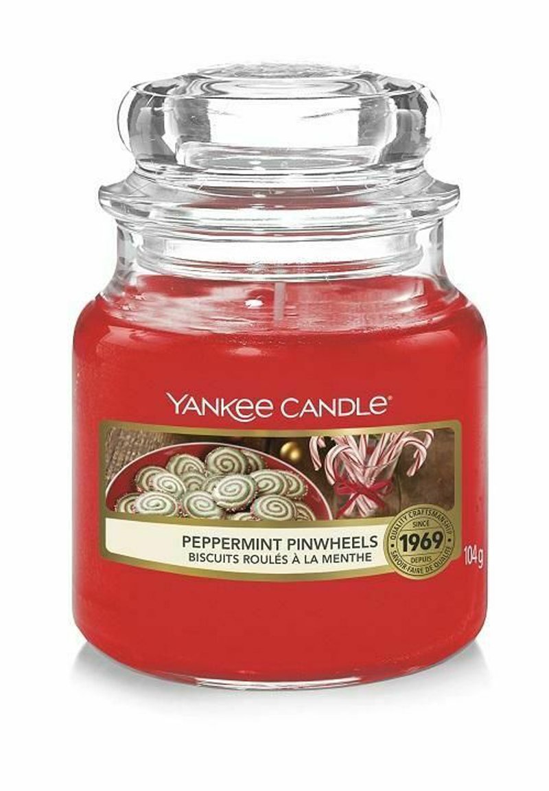 Yankee Candle YANKEE CANDLE CLASSIC SMALL JAR PEPPERMINT PINWHEELS 104G
