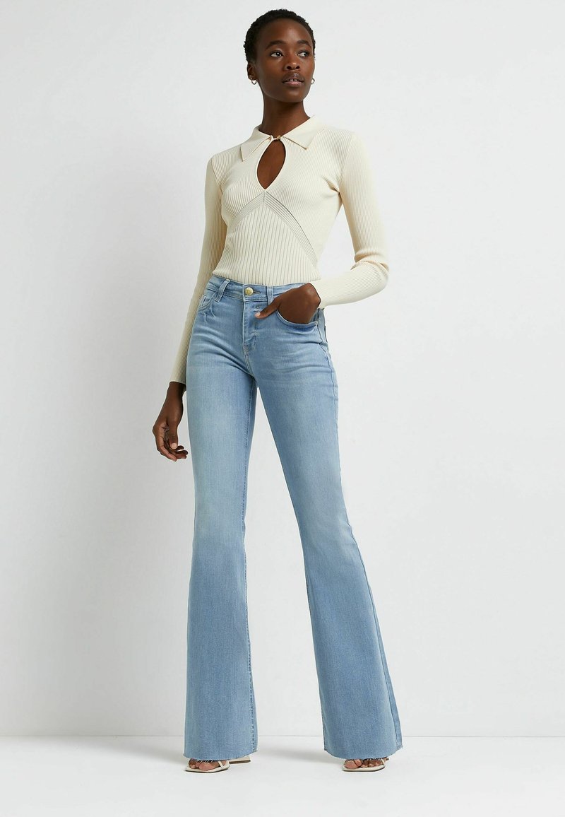 River Island Flared Jeans blauw