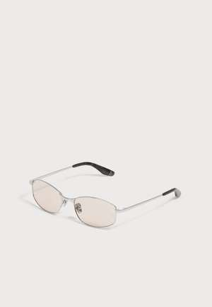 MESSYWEEKEND, NAO UNISEX - Sonnenbrille - shiny silver-coloured/soft brown