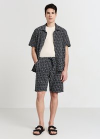 Calliope FANTASIA GEOMETRICA - Camicia - var blu navy