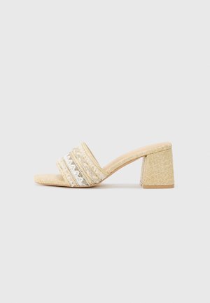 PENELOPE - Muiltjes met hak - raffia