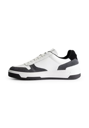 Sneakers laag - white grey black