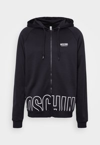 ZIPPED HOODIE - Pyžamový vrchný diel - multi/black