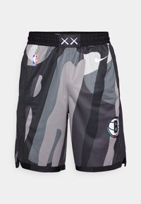NBA CITY EDITION BROOKLYN NETS SHORTS - Sporto klubų atributika - silver/white
