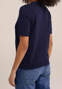 WE Fashion Stickad tröja - dark blue