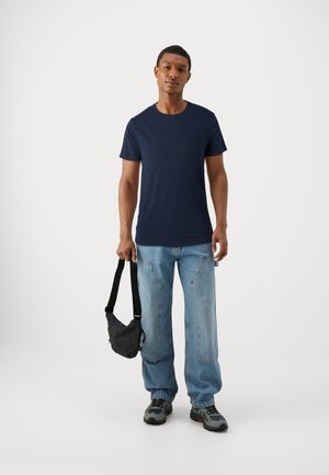 SLHROLAND O NECK TEE 3 PACK - T-shirt basique - navy blazer