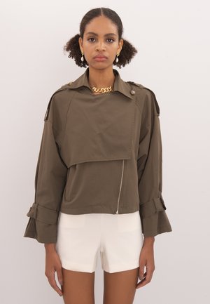 FREDA SHORT - Chaqueta fina - khaki