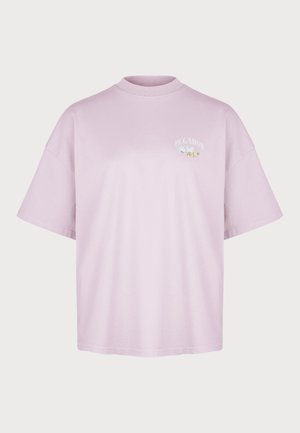 Pegador LUCIA HEAVY OVERSIZED TEE - T-shirt con stampa - washed bubblegum