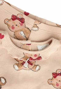 Next FRILL REGULAR FIT SET  - Langarmshirt - beige red check bear