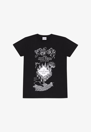 Harry Potter HARRY POTTER MARAUDERS MAP - T-shirt con stampa - black
