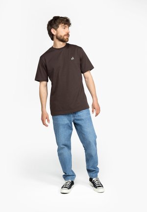 T-shirt basic - dark brown