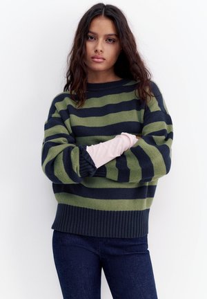 PULL&BEAR OVERSIZE - Trui - khaki