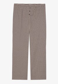 UNISEX - Calças de pijama - brown/off-white