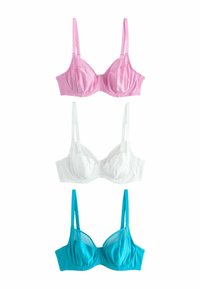Unausgewählt, pink teal white