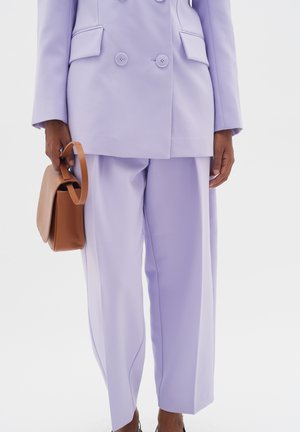 ZOMAIW BARREL - Pantalon classique - lavender