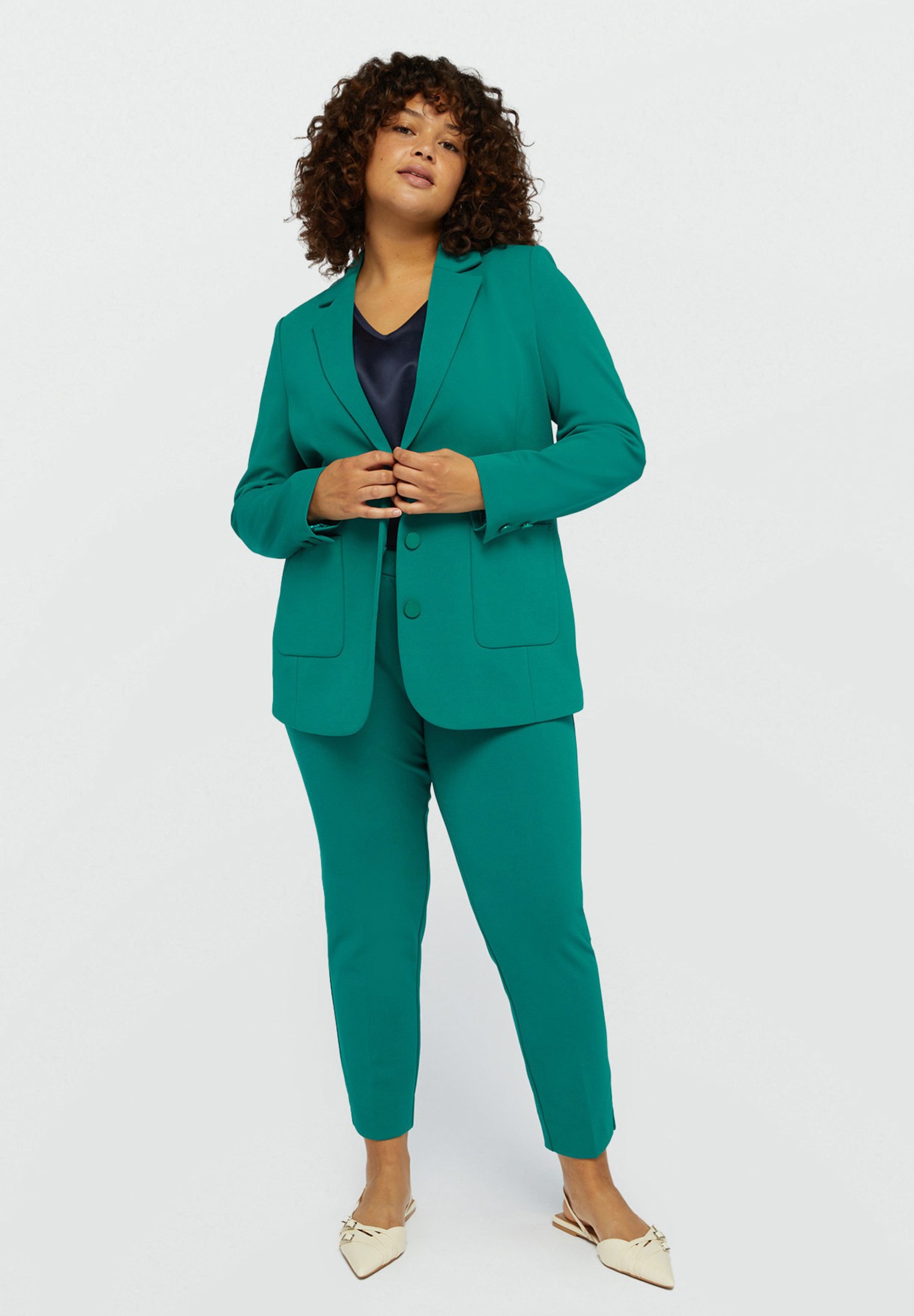 Fiorella Rubino CON A TOPPA Blazer verde