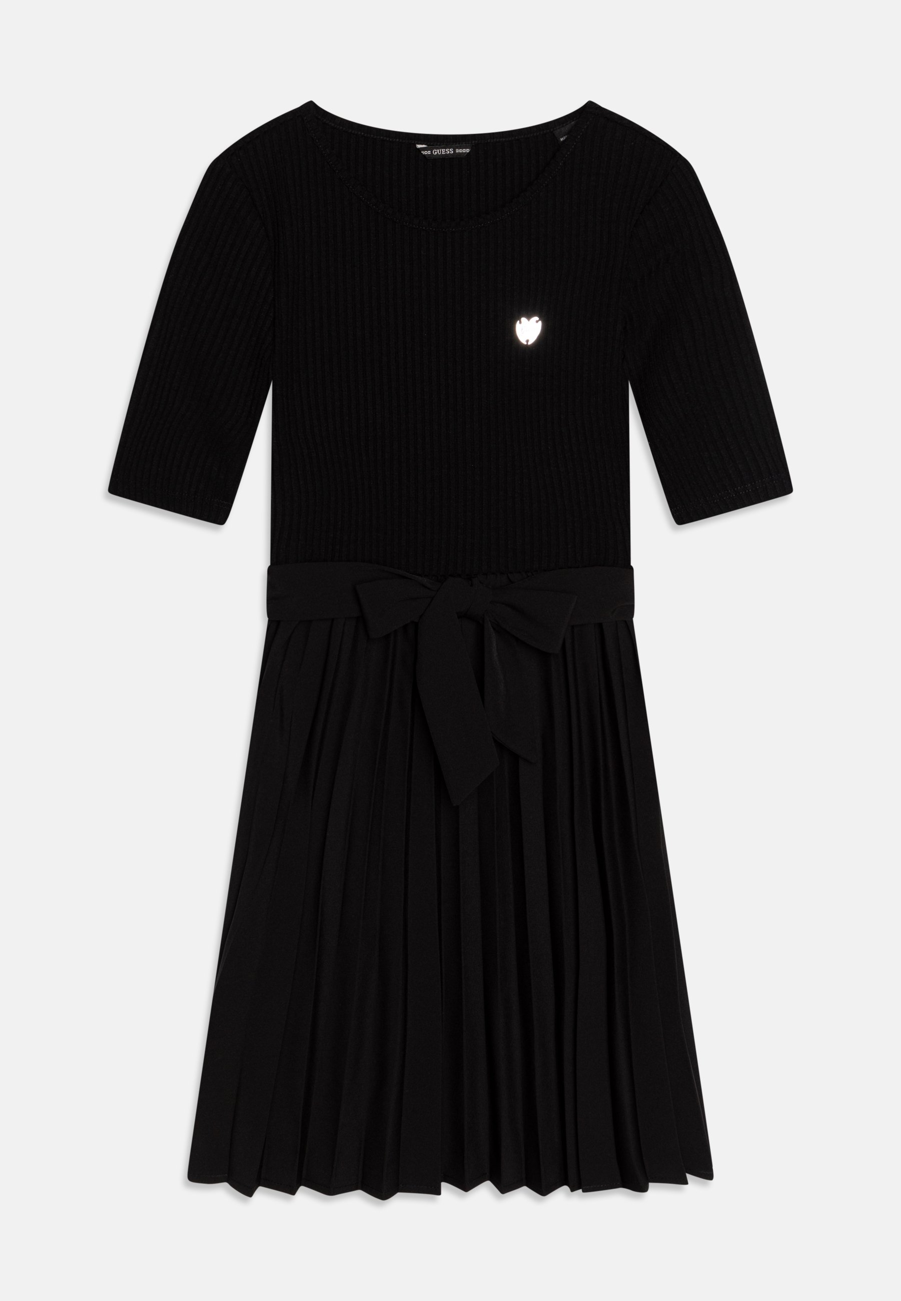 Guess JUNIOR PLEATED DRESS BELT Day dress jet black/black