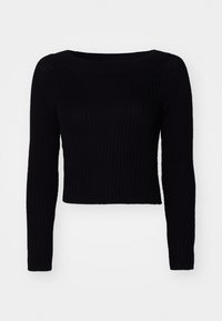 JDYLEMON OFF SHOULDER  - Džemper - black