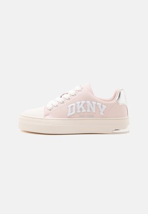 DKNY, YORK LACE UP - Tenisky - light pink