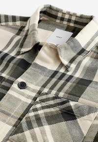 Next CHECK - REGULAR FIT - Vasaras jaka - green ecru
