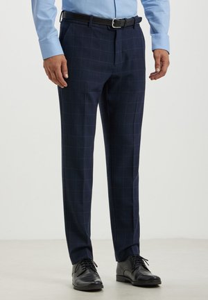 Calliope A QUADRI TINTA UNITA - Chino - blu