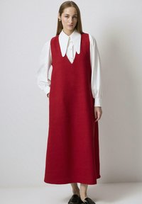 Jumper dress - burgundy
