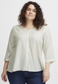 Fransa - FPCINA BL 1 - Blusa - blanc de blanc Imagen en miniatura 1