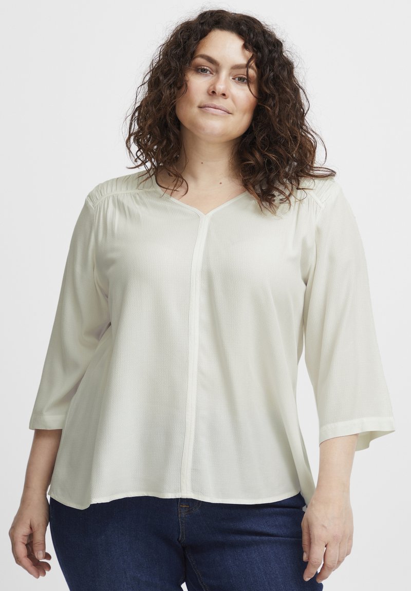 Fransa - FPCINA BL 1 - Blusa - blanc de blanc, Ampliar