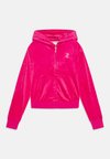 DIAMANTE ZIP THROUGH HOODIE - Φούτερ με φερμουάρ - fuchsia purple