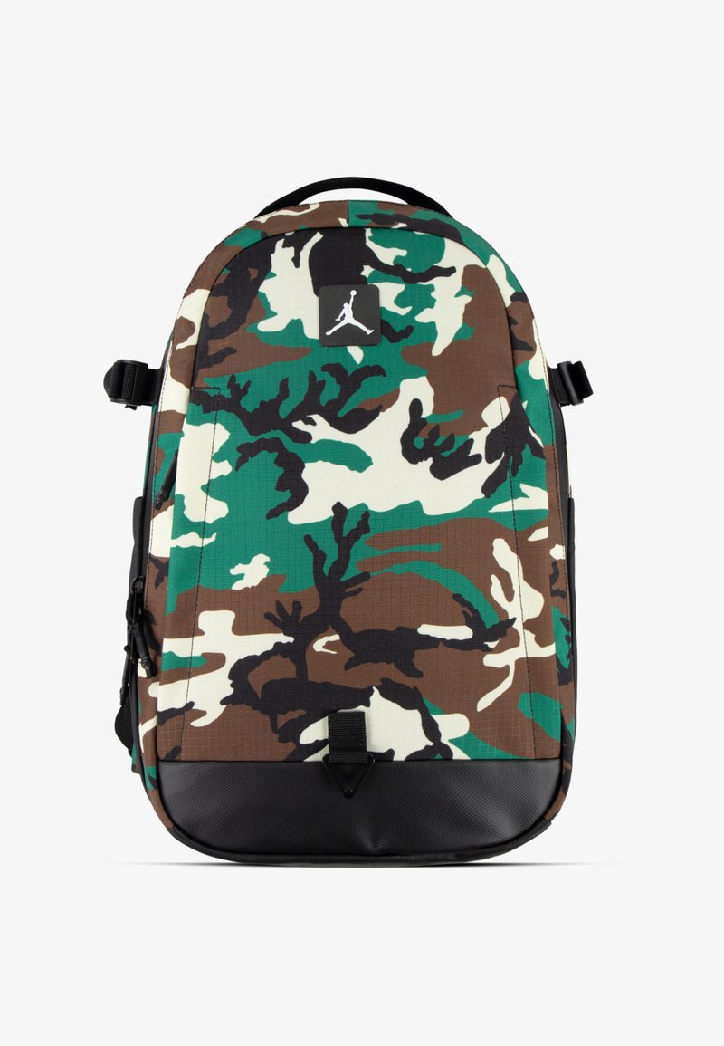 Jordan CORDURA FRANCHISE BACKPACK UNISEX - Mochila - dark green/black