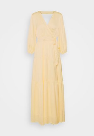 YASLUMEN WRAP 3/4 - Maxi dress - transparent yellow