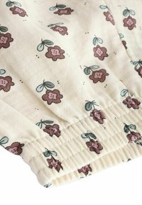 Next WIDE LEG SET - REGULAR FIT - Tygbyxor - ecru pink floral