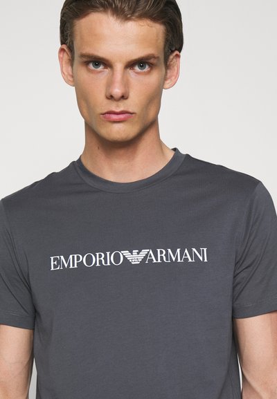 Emporio Armani T-shirt estampada - carbone