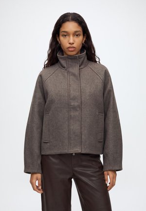 Weekday JACKET - Manteau court - dark mole