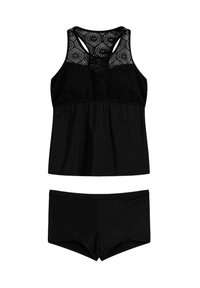 bonprix TANKINI 2-TLG.SET - Costume da bagno - black