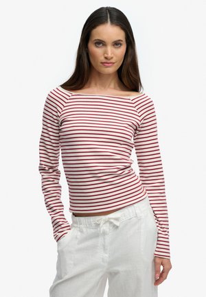 Superdry & Co, SUPERDRY - Langærmet T-shirt - bordeaux red stripe